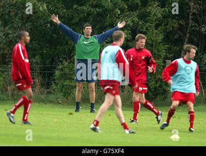 Sunderland Team Training Foto Stock