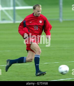 Bergkamp - Arsenale della formazione Foto Stock