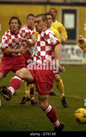 David McGhee di Leyton Orient durante la partita Nationwide Division Three contro al Torquay Unito al Plainmoor Ground di Torquay. NESSUN UTILIZZO NON UFFICIALE DEL SITO WEB DEL CLUB. Foto Stock