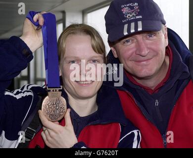 Alex Coomber Olimpiadi invernali Foto Stock