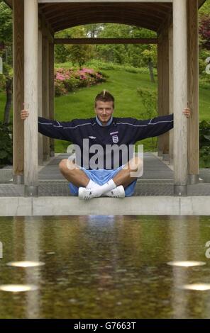 Coppa del Mondo di David Beckham Foto Stock