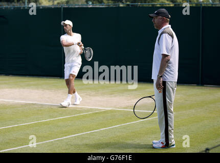 Tennis - 2014 campionati di Wimbledon - giorno undici - All England Lawn Tennis e Croquet Club Foto Stock