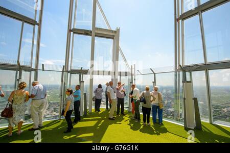 Vista dalla Shard la stagione estiva Foto Stock