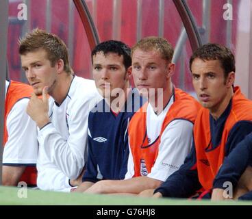 Coppa del Mondo di calcio Inghilterra v Svezia Foto Stock