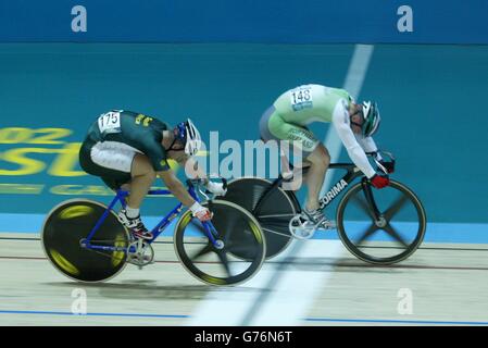 Uomini Sprint Cycling - Irlanda del Nord Alwyn McMath (vicino) Foto Stock