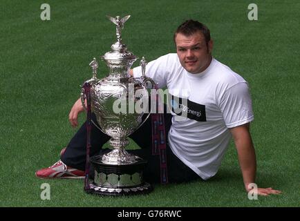 Il Galles capitano Keiron Cunningham Foto Stock