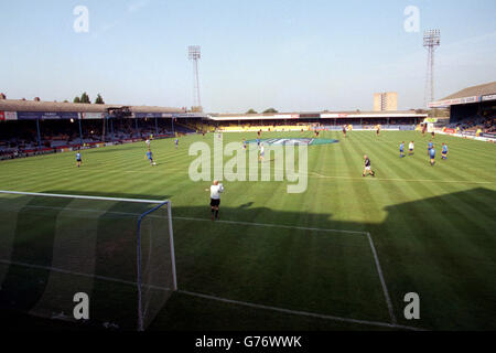 Calcio - Nationwide League Division uno - Southend United contro Wolverhampton Wanderers. Roots Hall casa del Southend United Foto Stock