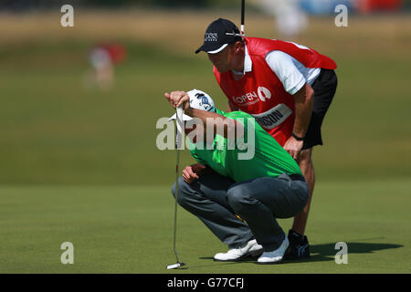 Golf - Il Campionato Open 2014 - Giorno 4 - Royal Liverpool Golf Club Foto Stock