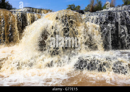 Karfiguela cade di Banfora, regione di Cascades , Burkina Faso Foto Stock