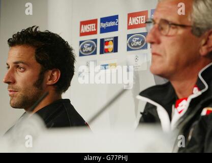 Alessandro Del Piero Conferenza Stampa Foto Stock