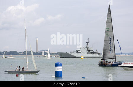 I Guerra Mondiale centenario - Cowes Foto Stock