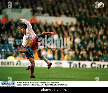 Calcio, Coca Cola Cup terzo turno Leeds United v Aston Villa Foto Stock
