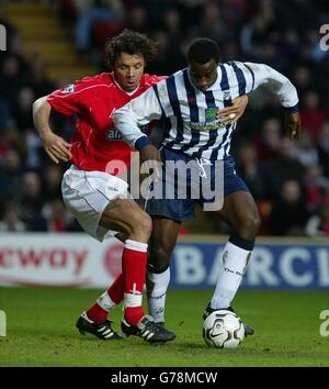 Charlton v West Bromwich Albion Foto Stock