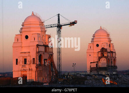 Lo stadio di Wembley Twin Towers Foto Stock