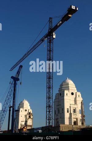 Lo stadio di Wembley Twin Towers Foto Stock