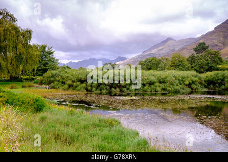 Stark-Conde cantina in Jonkershoek Valley, Stellenbosch, Sud Africa Foto Stock