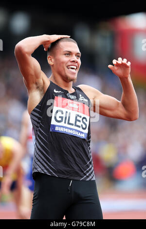 Birmingham, Regno Unito. Il 26 giugno, 2016. Elliot GILES 800m uomini finale; 2016 del Campionato Britannico; Birmingham Alexander Stadium Regno Unito. Credito: Simon Balson/Alamy Live News Foto Stock