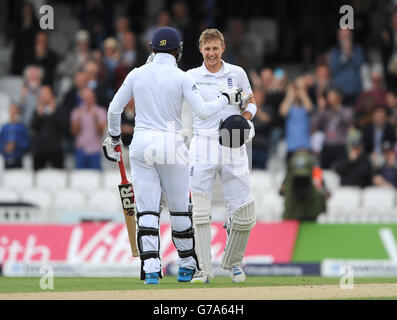 Cricket - Investec Prova Serie - quinta prova - Inghilterra v India - Giorno 3 - Kia ovale Foto Stock