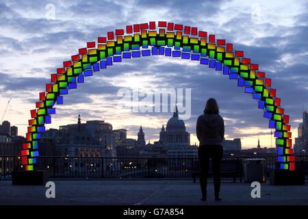 Super AMOLED Mezzanotte Rainbow Foto Stock