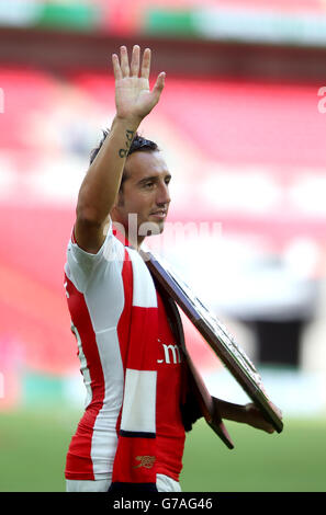 Calcio - FA scudo comunitario 2014 - Arsenal v Manchester City - Wembley Stadium Foto Stock