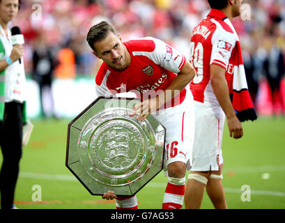 Calcio - FA scudo comunitario 2014 - Arsenal v Manchester City - Wembley Stadium Foto Stock