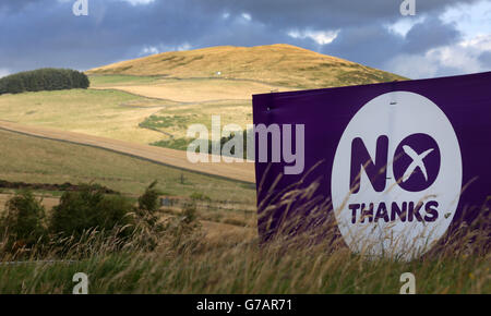 Scottish referendum di indipendenza Foto Stock