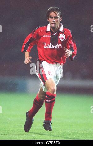 Pontins League Soccer ... Il Nottingham Forest si riserva v Sheffield mercoledì si riserva Foto Stock