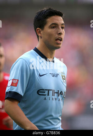 Calcio - FA scudo comunitario 2014 - Arsenal v Manchester City - Wembley Stadium Foto Stock