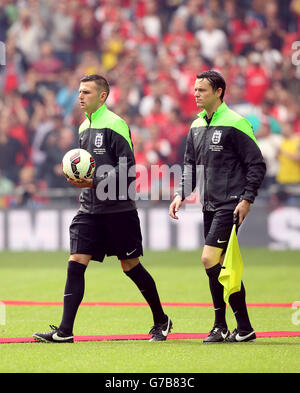 Calcio - FA scudo comunitario 2014 - Arsenal v Manchester City - Wembley Stadium Foto Stock