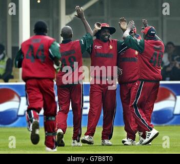 Inghilterra v dello Zimbabwe Foto Stock