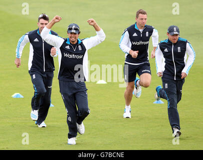 Cricket - Royal London una giornata internazionale della serie - Terza ODI - Inghilterra v India - Inghilterra pratica - Trent Bridge Foto Stock