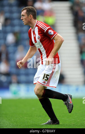Calcio - Sky Bet League 1 - Preston North End v Sheffield United - Deepdale. Neill Collins, Sheffield United Foto Stock