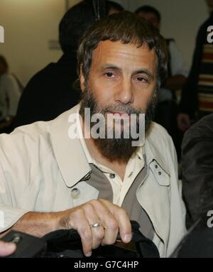 Ex Pop Star Cat Stevens deportati dagli USA Foto Stock