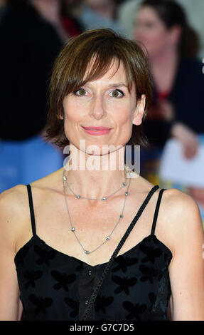 Amelia Bullmore alla prima di quello che abbiamo fatto durante la nostra vacanza all'Odeon West End di Londra. Foto Stock