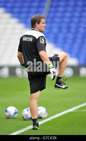 Calcio - Campionato Sky Bet - Birmingham City / Fulham - St Andrews. John Vaughan, allenatore di portiere della città di Birmingham Foto Stock