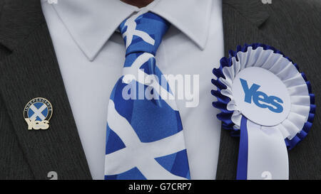Scottish referendum di indipendenza Foto Stock