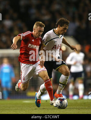 Calcio - Capital One Cup - Terzo Round - Tottenham Hotspur v Nottingham Forest - White Hart Lane Foto Stock