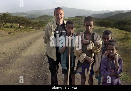 Midge Ure in Etiopia Foto Stock