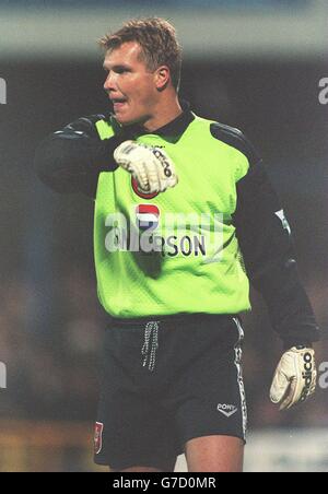 Calcio. Quarta prova della Coca Cola Cup. Oxford United / Southampton. Chris Woods, Southampton Foto Stock