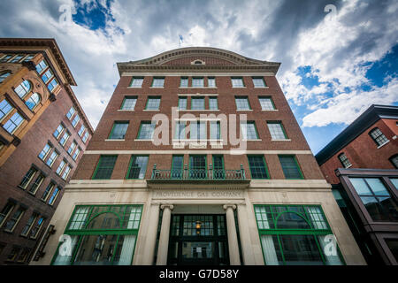 La Provvidenza Azienda Gas edificio nel centro di Providence, Rhode Island. Foto Stock