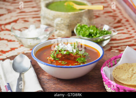 Originale stile Jalisco birria, messicano stufato di manzo Foto Stock