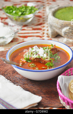 Messicana autentica stufato di manzo, birria Jalisco style Foto Stock