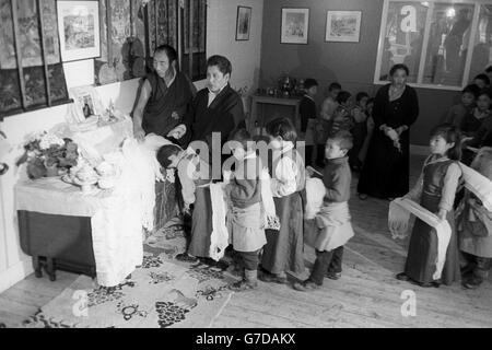 Istruzione - British Pestalozzi villaggio per bambini - Sedlescombe, Sussex Foto Stock