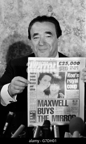 Specchio di Maxwell acquisizione. Foto Stock