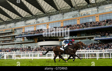 Corse di cavalli - Il Ascot CAMRA Beer Festival - Giorno 2 - Ascot Racecourse Foto Stock