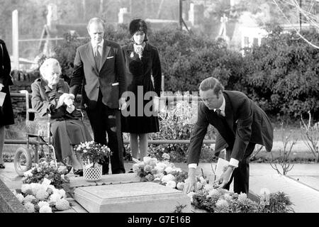 Politica - Sir Winston Churchill Memorial - Bladon Foto Stock