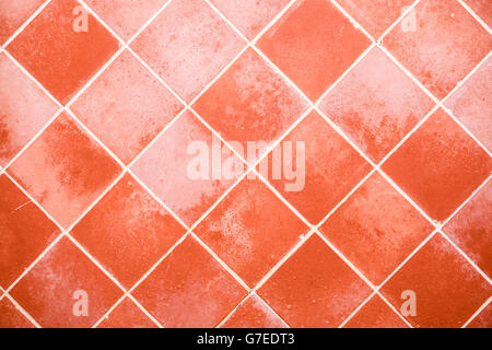 muro di mattoni rosso Foto Stock