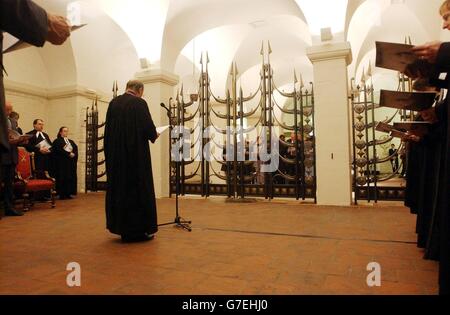 Churchill Memorial Gates Foto Stock