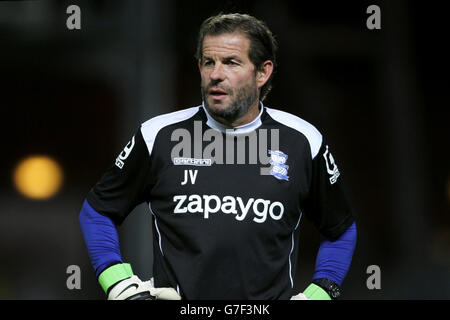 Calcio - Campionato Sky Bet - Blackburn Rovers v Birmingham City - Ewood Park. John Vaughan, allenatore di portiere della città di Birmingham Foto Stock