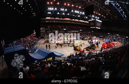 World Championship indoor Arena Trial Bike, Sheffield. Vista generale, Sheffield Arena. Foto Stock